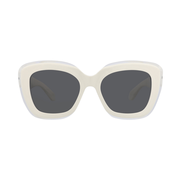 Alaïa Square-Frame Recycled Acetate Sunglasses — White
