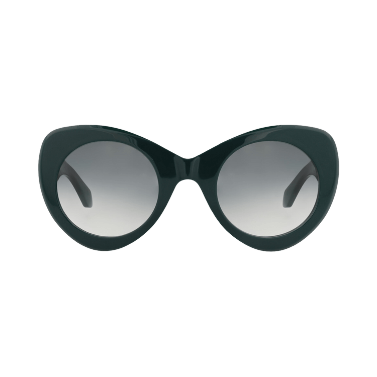 Alaïa Cat Eye-Frame Recycled Acetate Sunglasses — Green