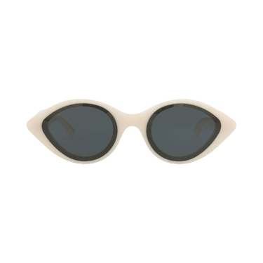 Alaïa Cat Eye-Frame Recycled Acetate Sunglasses — White