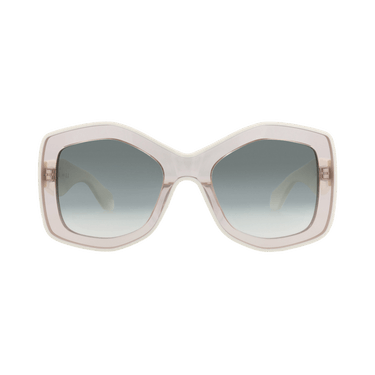Alaïa Square-Frame Recycled Acetate Sunglasses — White
