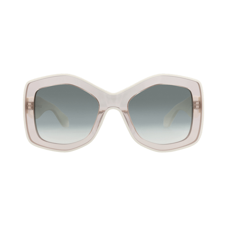 Alaïa Square-Frame Recycled Acetate Sunglasses — White