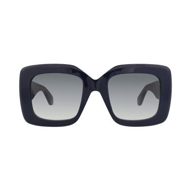 Alaïa Square-Frame Recycled Acetate Sunglasses — Blue