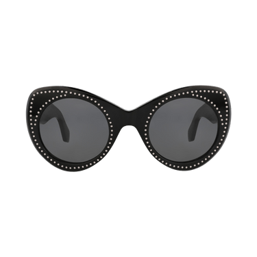 Alaïa Cat Eye-Frame Recycled Acetate Sunglasses — Black