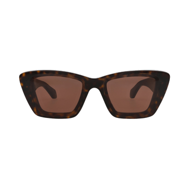 Alaïa Square-Frame Recycled Acetate Sunglasses — Multi-Color