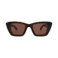 Alaïa Square-Frame Recycled Acetate Sunglasses — Multi-Color