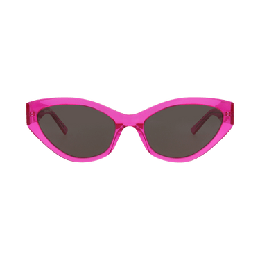 Balenciaga Cat Eye-Frame Recycled Acetate Sunglasses — Pink