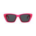 Alaïa Square-Frame Recycled Acetate Sunglasses — Pink