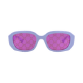 Gucci Square-Frame Injection Sunglasses — Purple
