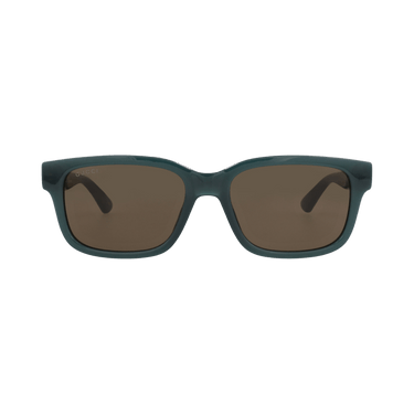Gucci Square-Frame Injection Sunglasses — Blue