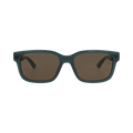Gucci Square-Frame Injection Sunglasses — Blue