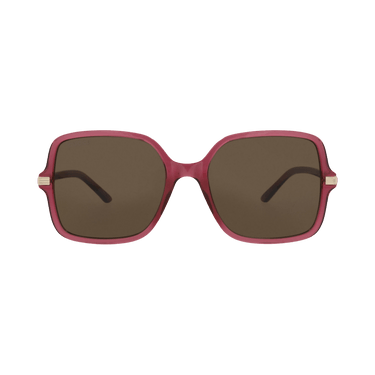 Gucci Square-Frame Recycled Acetate Sunglasses — Red