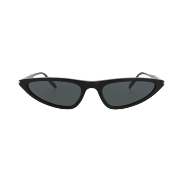 Saint Laurent Cat Eye-Frame Recycled Acetate Sunglasses — Black