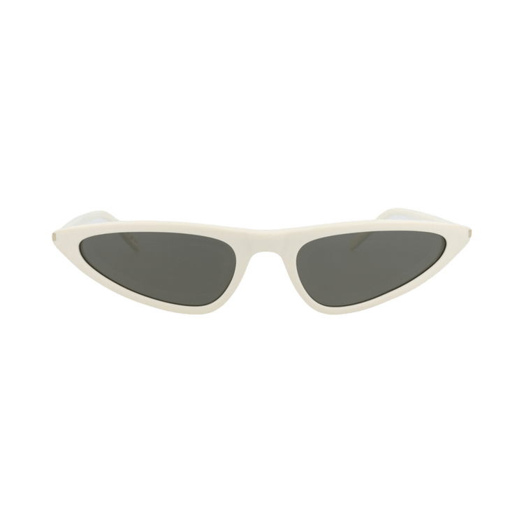Saint Laurent Cat Eye-Frame Recycled Acetate Sunglasses — White