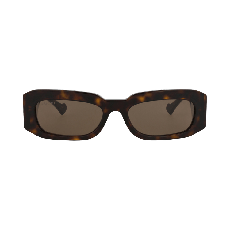 Gucci Square-Frame Recycled Acetate Sunglasses — Multi-Color