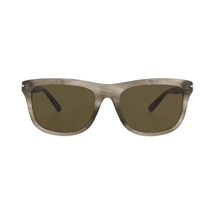 Gucci Square-Frame Recycled Acetate Sunglasses — Multi-Color