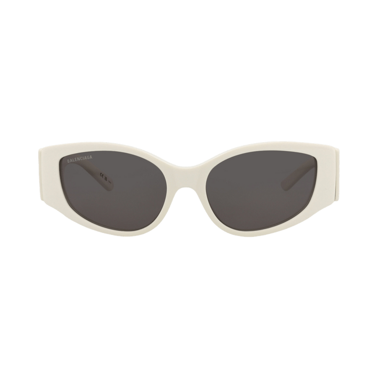 Balenciaga Cat Eye-Frame Recycled Acetate Sunglasses — White