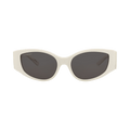 Balenciaga Cat Eye-Frame Recycled Acetate Sunglasses — White