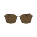 Gucci Aviator-Frame Metal Sunglasses — Brown