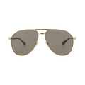 Gucci Aviator-Frame Metal Sunglasses — Gold