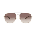 Gucci Aviator-Frame Metal Sunglasses — Gold