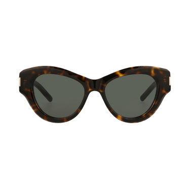 Saint Laurent Cat Eye-Frame Acetate Sunglasses — Brown