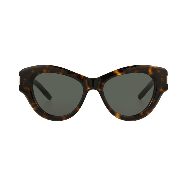 Saint Laurent Cat Eye-Frame Acetate Sunglasses — Brown