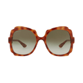 Gucci Round-Frame Injection Sunglasses — Brown