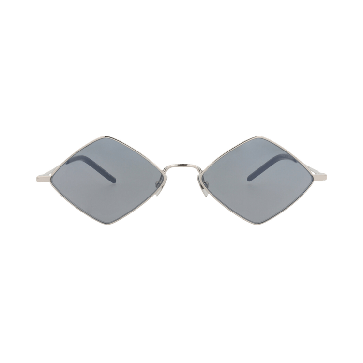 Saint Laurent Square-Frame Metal Sunglasses — Silver