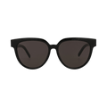 Saint Laurent Cat Eye-Frame Acetate Sunglasses — Black