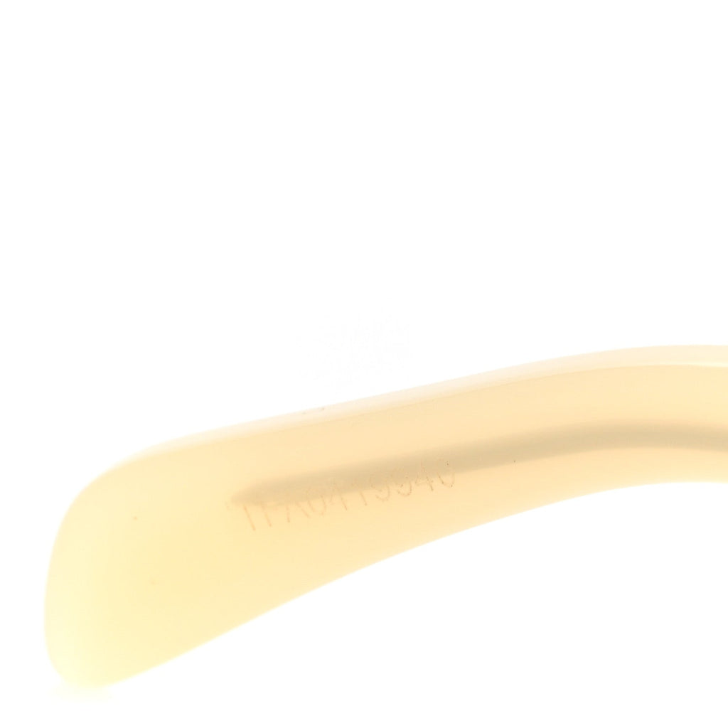 Celine Round Sunglasses — White
