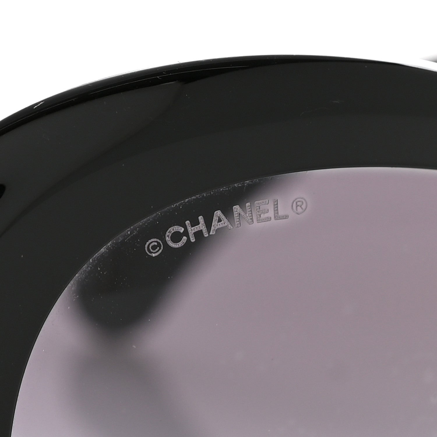 Chanel Round Sunglasses — Black 5469-B