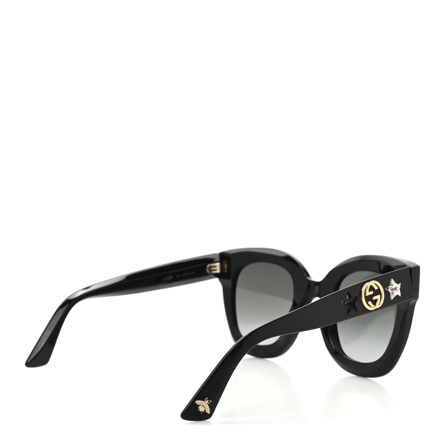 Gucci Round Sunglasses — Crystal GG0208S