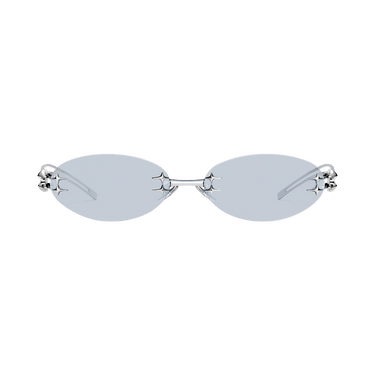 Gentle Monster Node 02 Sunglasses — Silver