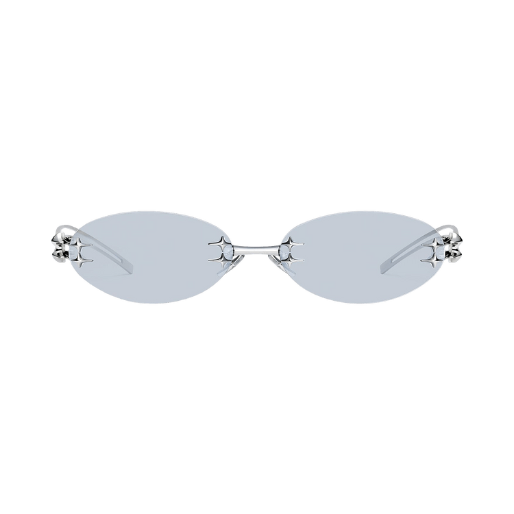 Gentle Monster Node 02 Sunglasses — Silver