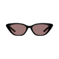 Gentle Monster Mowa 01 Star Detail Cat Eye Sunglasses — Black