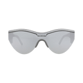 Balenciaga Shield Frame Recycled Acetate Sunglasses — Grey