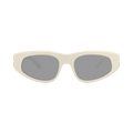 Balenciaga Cat Eye Frame Recycled Acetate Sunglasses — White
