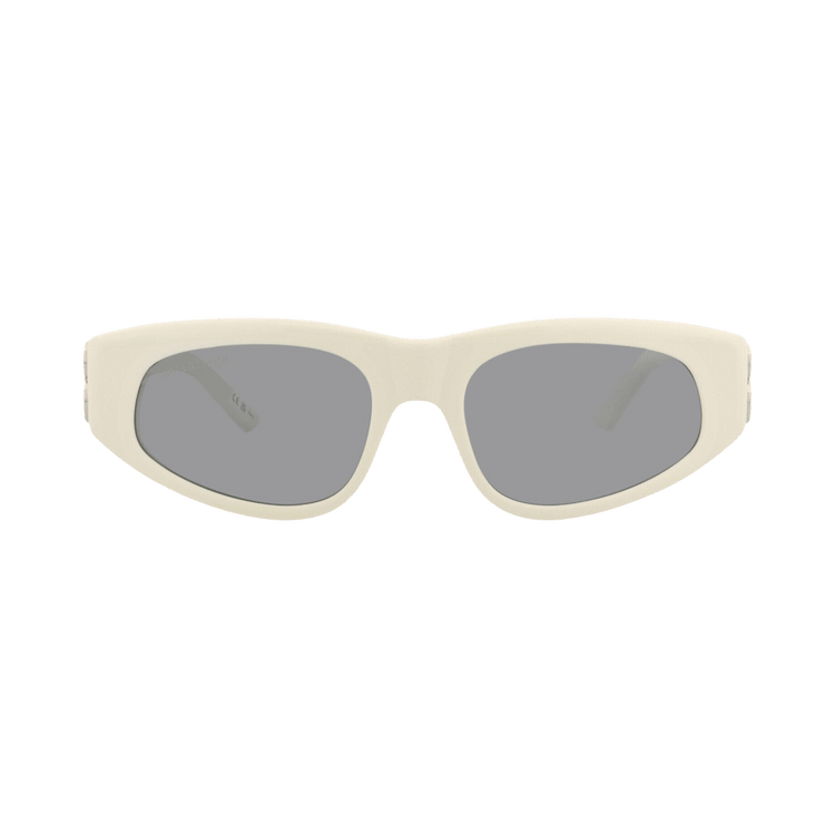 Balenciaga Cat Eye Frame Recycled Acetate Sunglasses — White