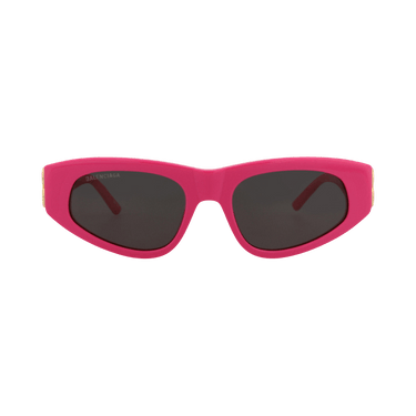Balenciaga Cat Eye Frame Acetate Sunglasses — Pink