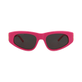 Balenciaga Cat Eye Frame Acetate Sunglasses — Pink