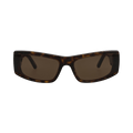 Balenciaga Cat Eye Frame Recycled Acetate Sunglasses — Brown