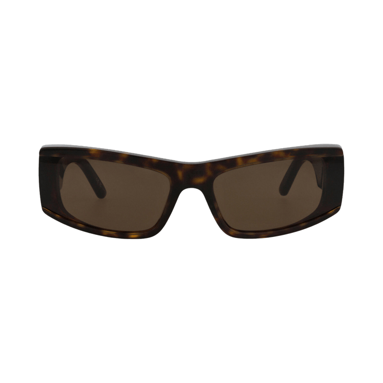 Balenciaga Cat Eye Frame Recycled Acetate Sunglasses — Brown
