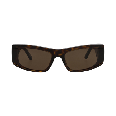 Balenciaga Cat Eye Frame Recycled Acetate Sunglasses — Brown