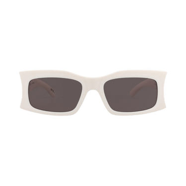 Balenciaga Square Frame Bio Injection Sunglasses — Cream