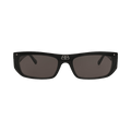 Balenciaga Square Frame Injection Sunglasses — Black