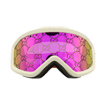 Gucci Shield Frame Injection Sunglasses — Multi-Color