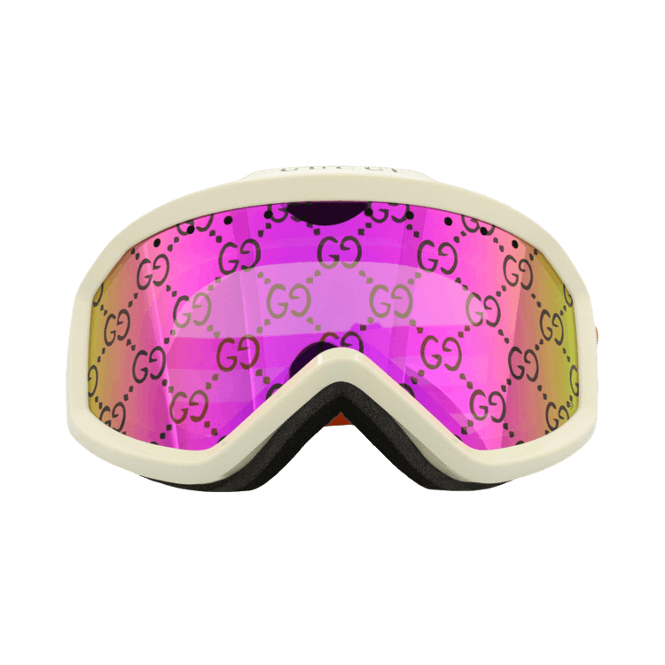 Gucci Shield Frame Injection Sunglasses — Multi-Color