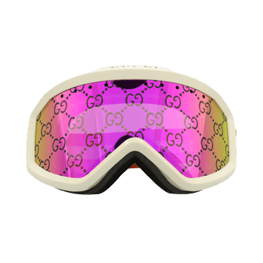 Gucci Shield Frame Injection Sunglasses — Multi-Color