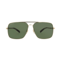 Gucci Aviator Frame Metal Sunglasses — Gold