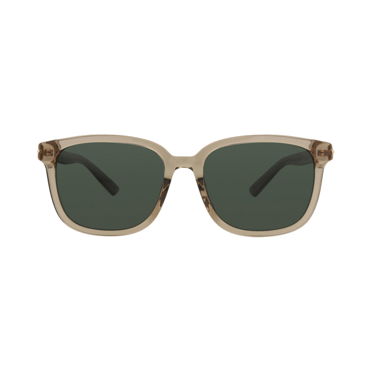Gucci Square Frame Recycled Acetate Sunglasses — Brown